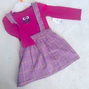 New 4T Girls’s Jumper Skirt and Top Set